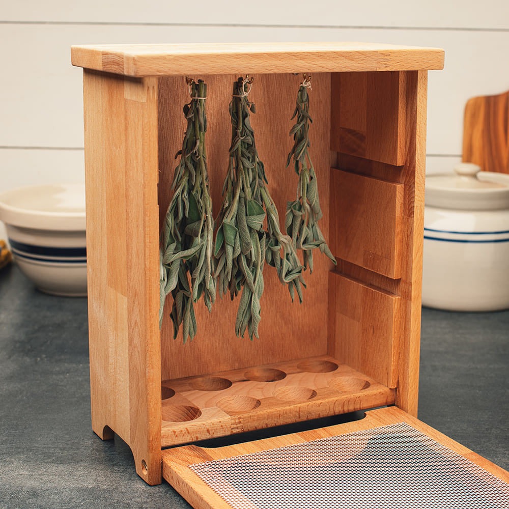 Traditional French Beechwood Food Storage