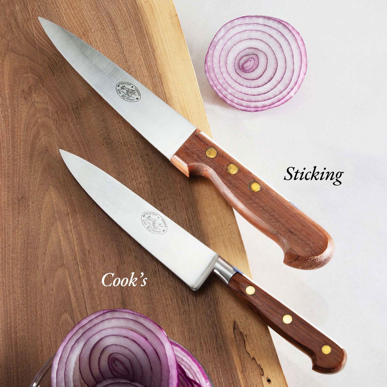 Vintage Sticking Knife Rosewood Handle