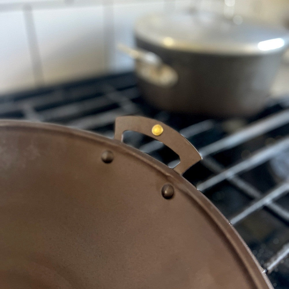 Netherton Prospector-Handled Spun Iron Wok