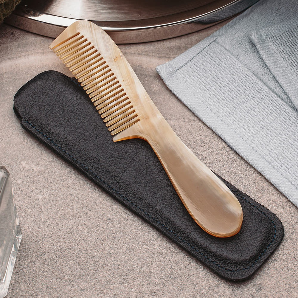 Horn Comb Grooming Set