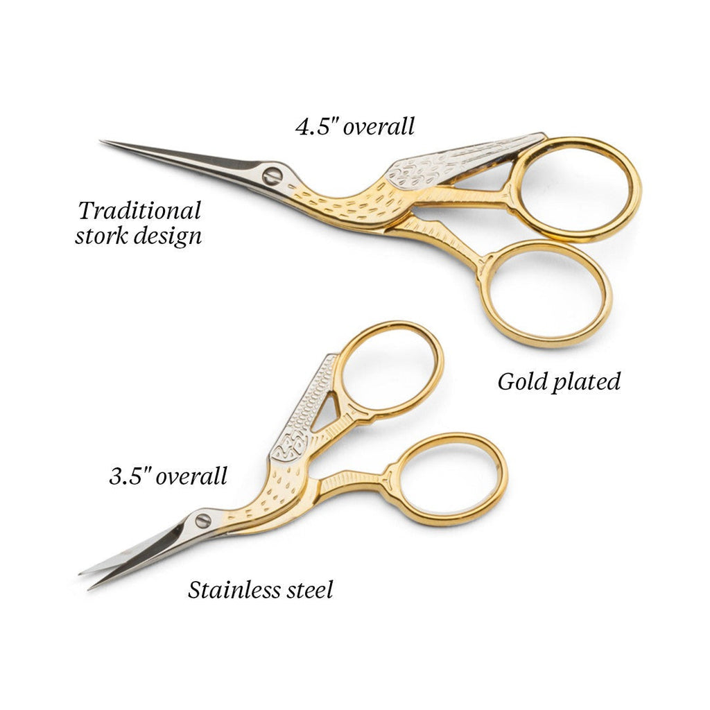Stork Style Embroidery Scissors