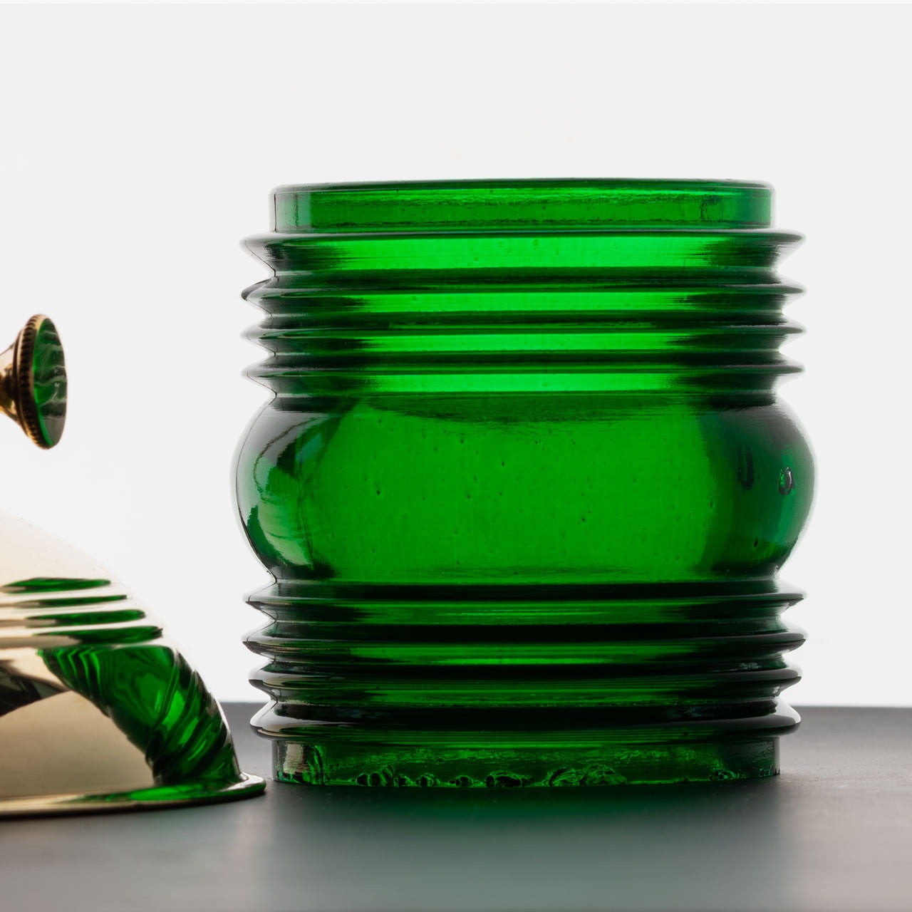 Green Replacement Glass for Railroad Lantern