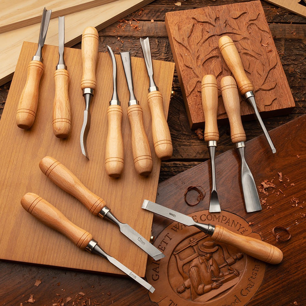 Set of 12 Woodcarving Chisels
