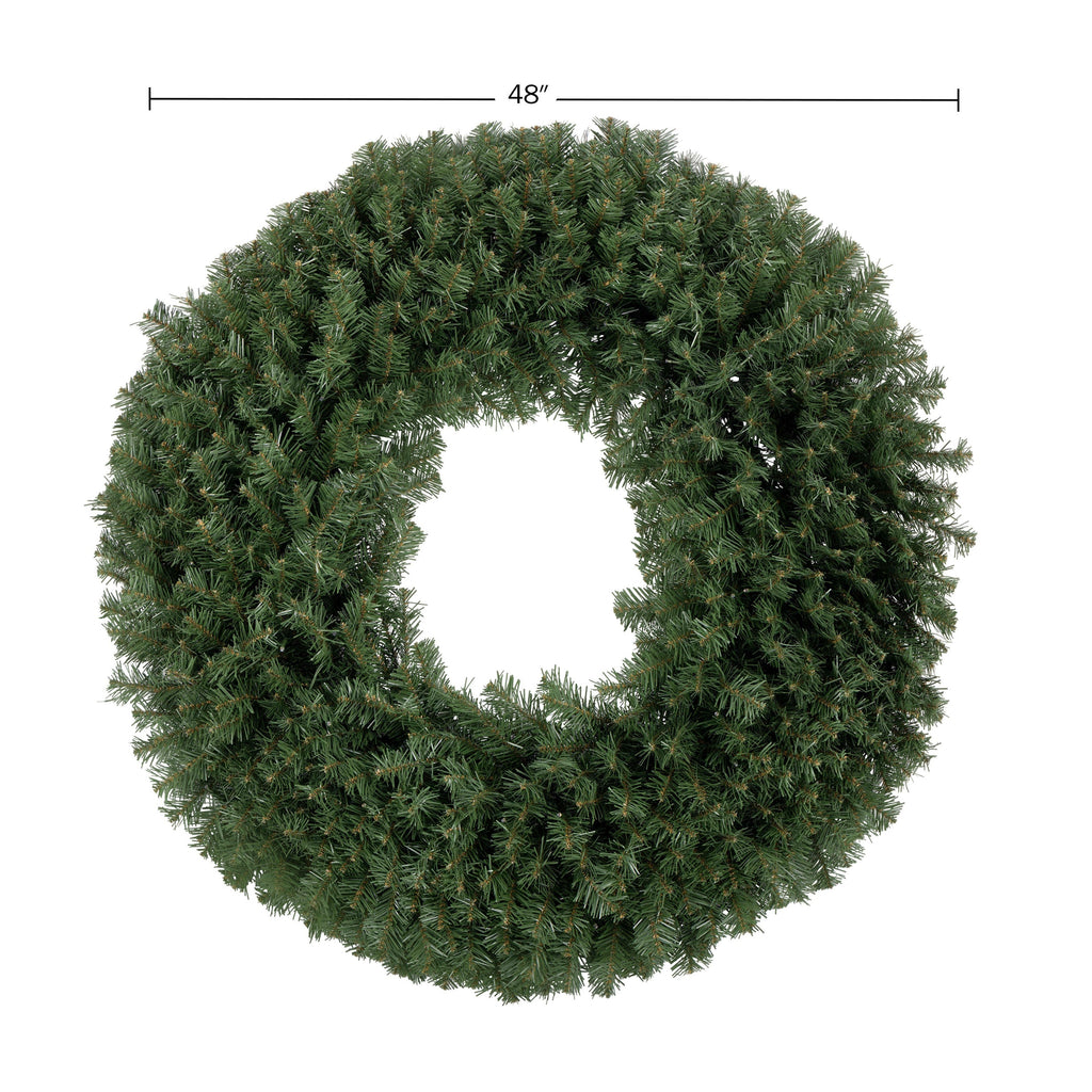 Pre-Lit Artificial Christmas Wreath - 48 In.