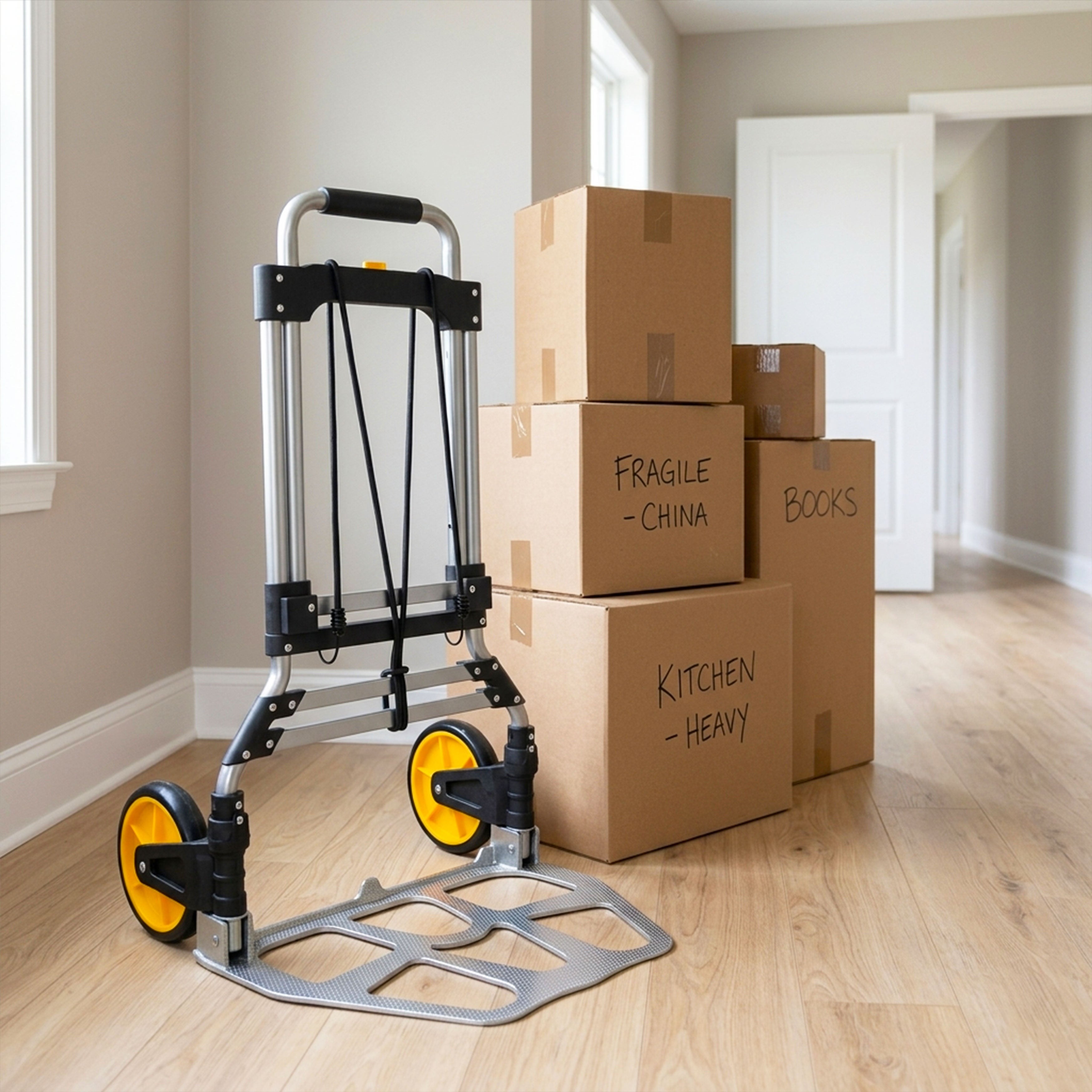 Folding Dolly Cart with 330lb Capacity