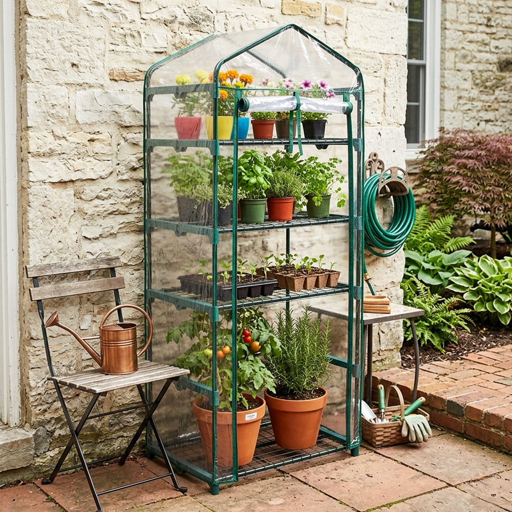 4-Tier Mini Greenhouse